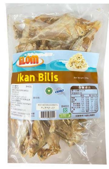 BILIS鯷魚鹹魚乾100g