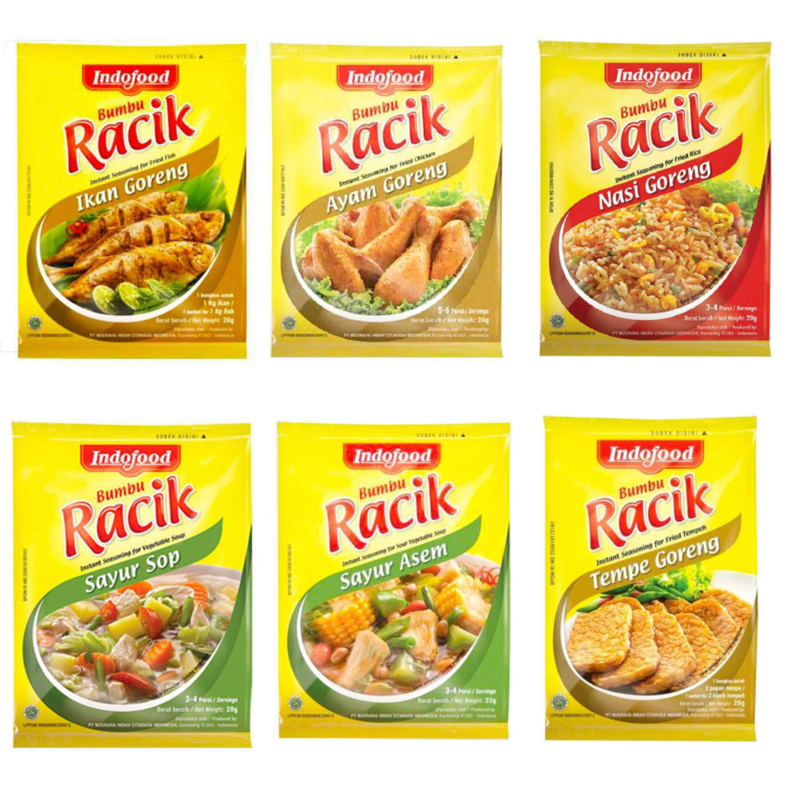 Indofood Racik  湯粉包 料理包 調味包