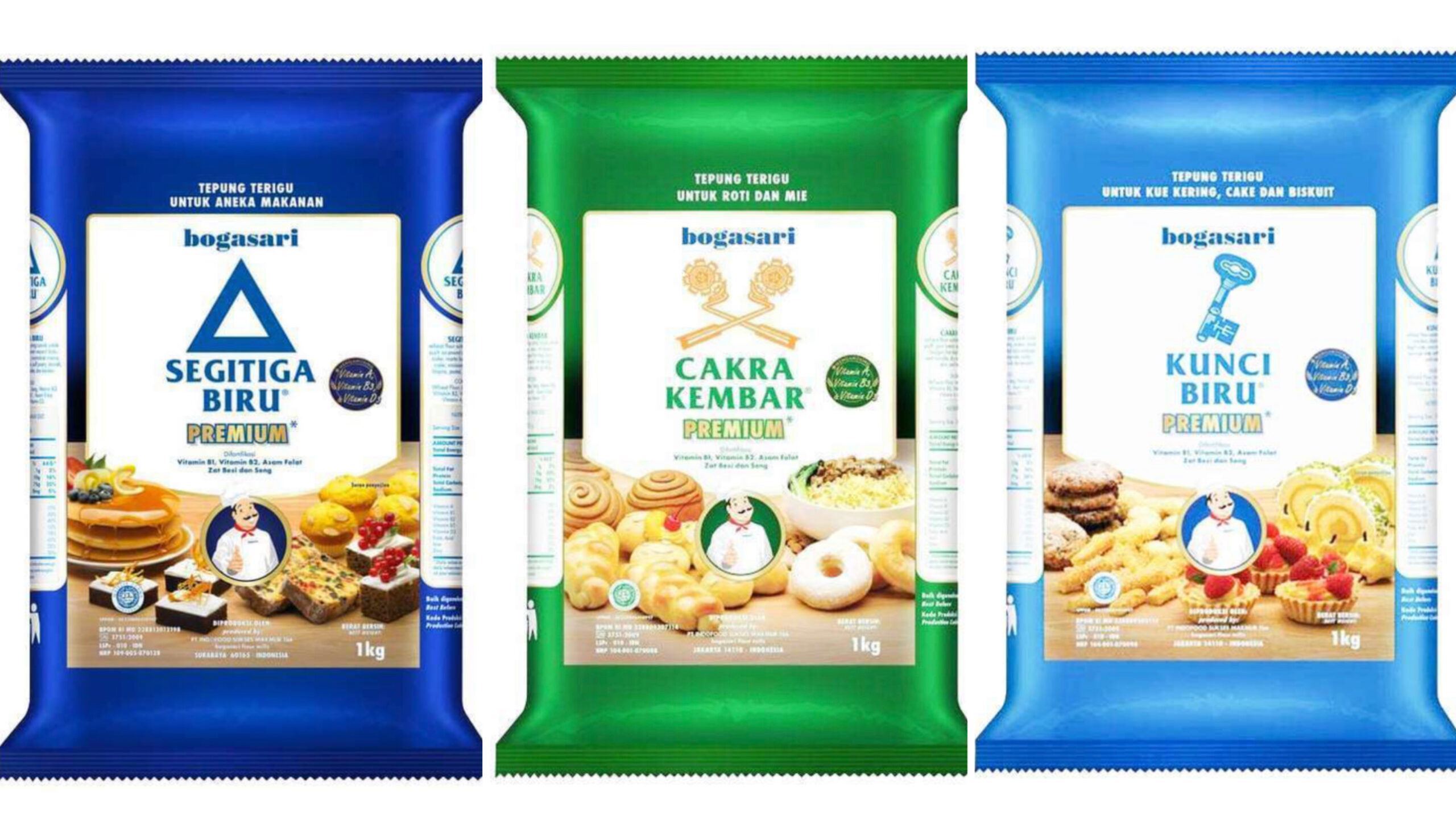 ￼TEPUNG TERIGU SEGITIGA 麵粉 1kg