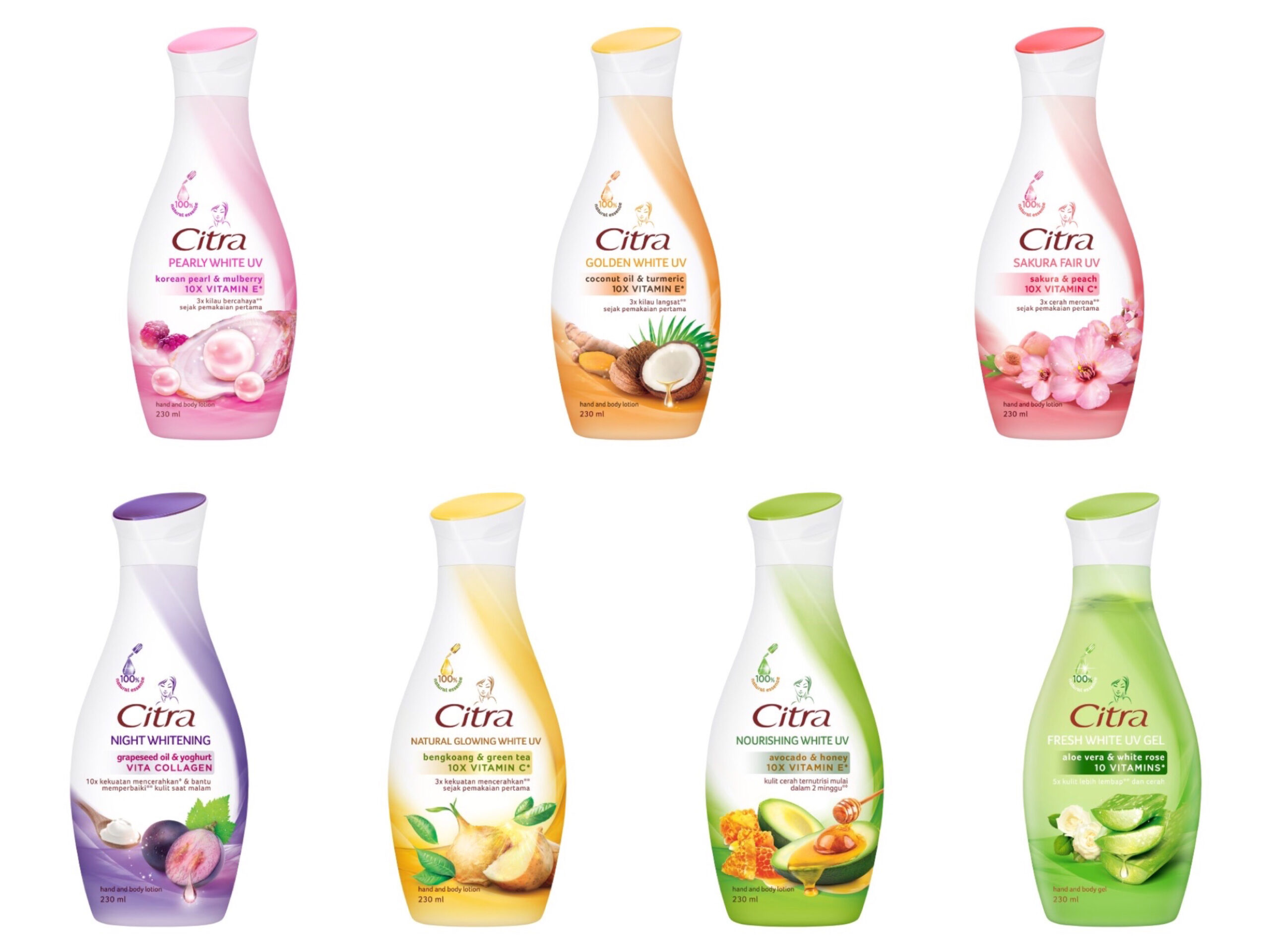 ￼CITRA HAND BODY LOTION 乳液 全品項 230ml