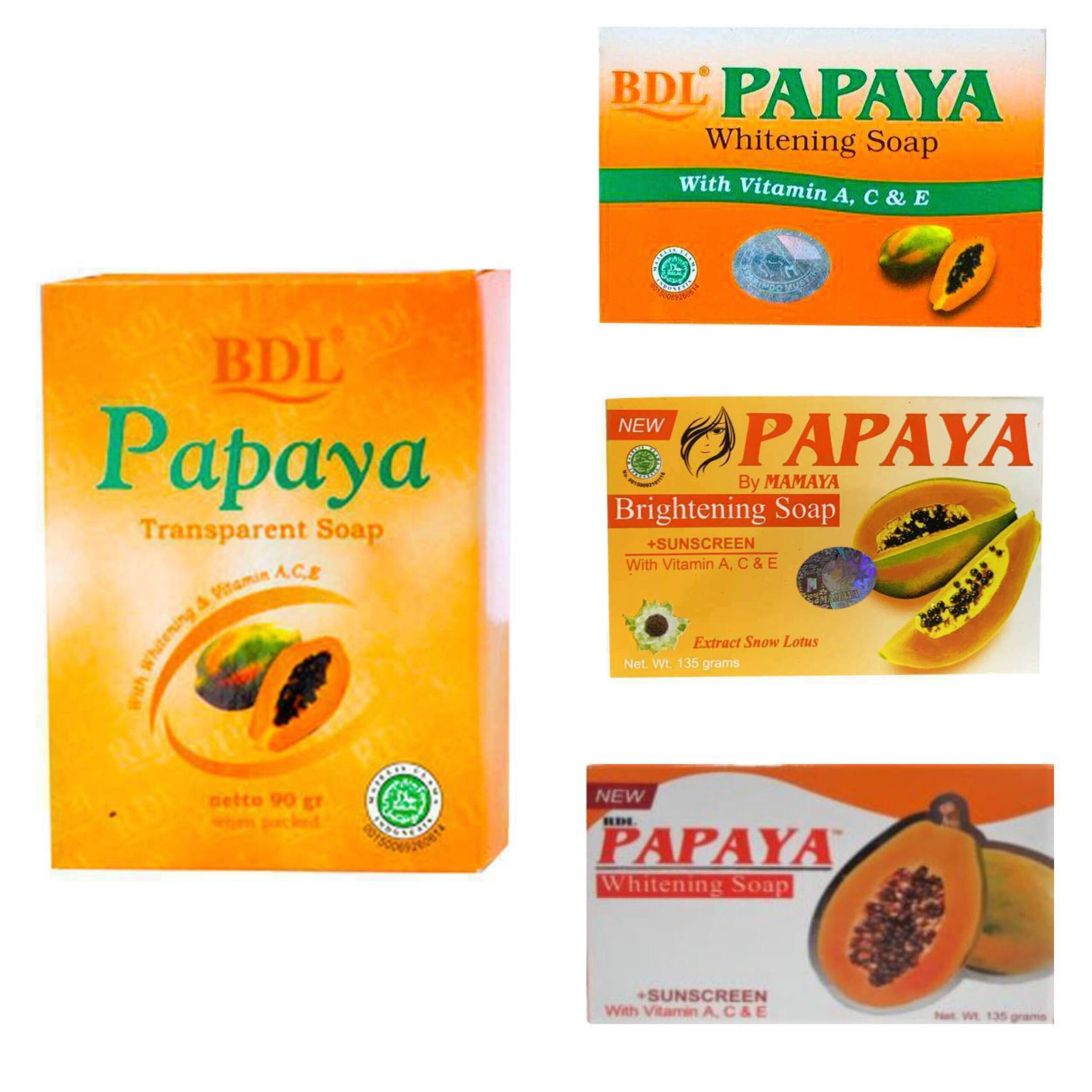 BDL SABUN PAPAYA SOAP 各式 木瓜皂 香皂 肥皂