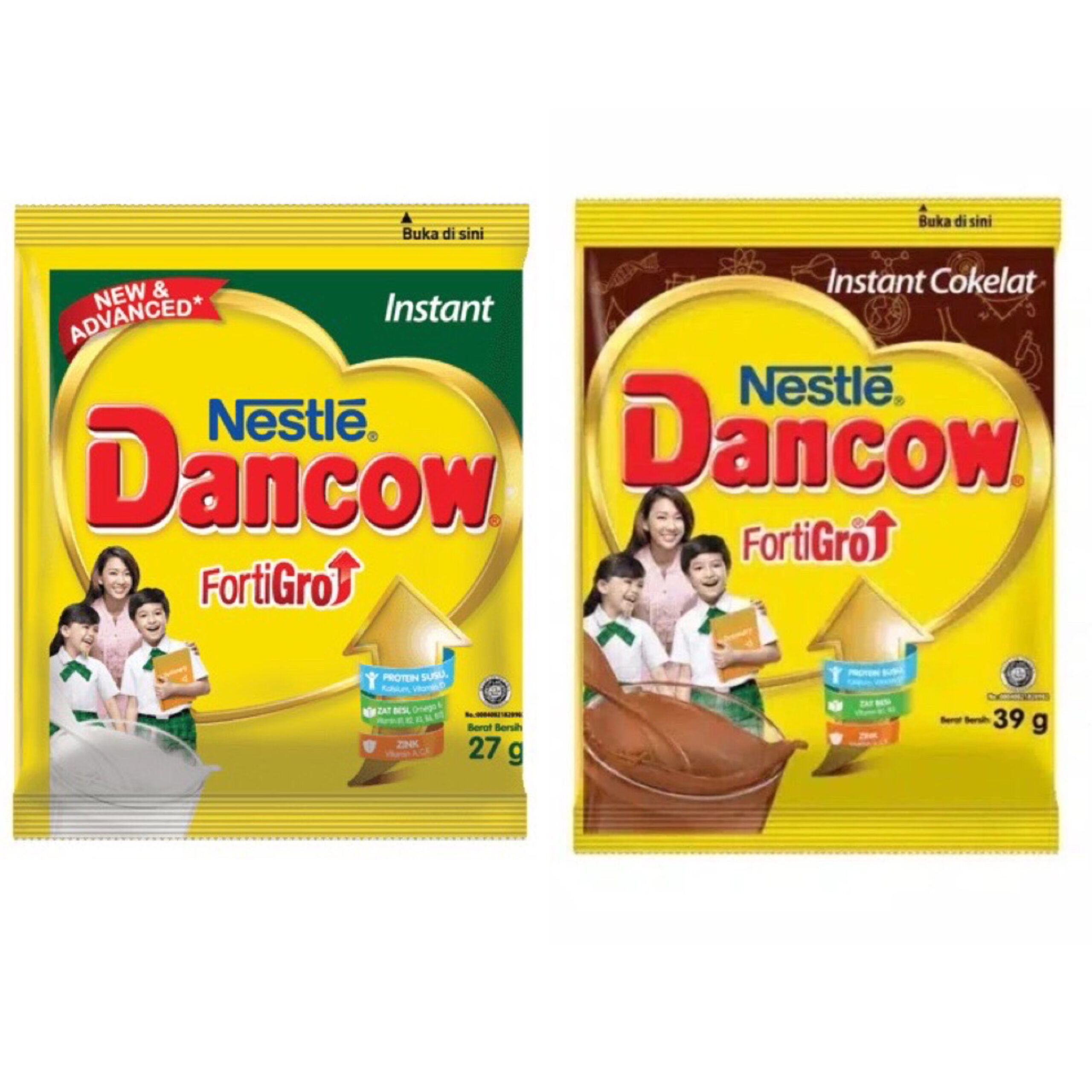 Nestle Dancow 奶粉 原味27g/巧克力39g