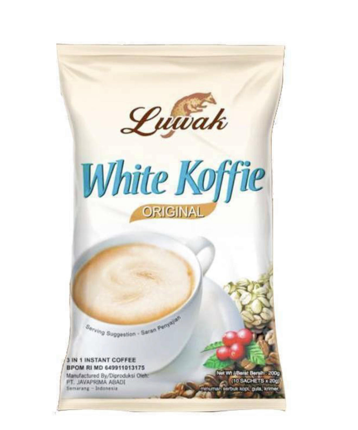 LUWAK 露哇 白咖啡 360g