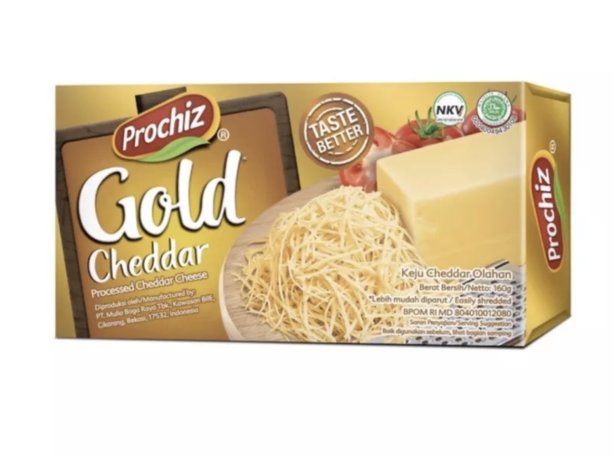 PROCHIZ GOLD CHEDDAR  KEJU 切達乾乳酪 160g